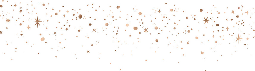 golden star png isolated elements decoration