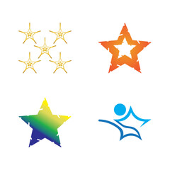 Star icon template vector
