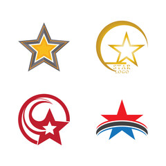 Star icon template vector