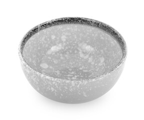 empty bowl isolated on white background.