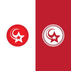 Star icon template vector