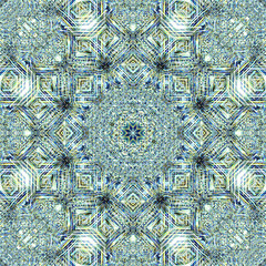 Seamless pattern with mandalas in beautiful colors. Beautiful background
