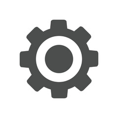 Setting icon pack for apps or web interface. Set of settings, Gear, Cog icon vector. Sign flat style setting or gear
