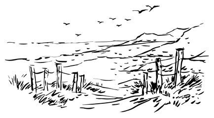 abstract background of the sea vector for card illustration background