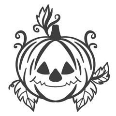 Cartoon Decoration, Halloween, Fun, Ghost, Witch, Illustration, Vector