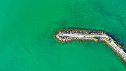 port at the lake