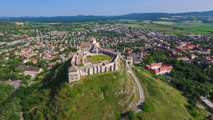Fototapeta na wymiar view from the castle of the hill