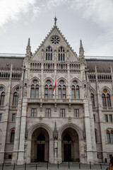 Fototapeta na wymiar facade of Budapest Parliament