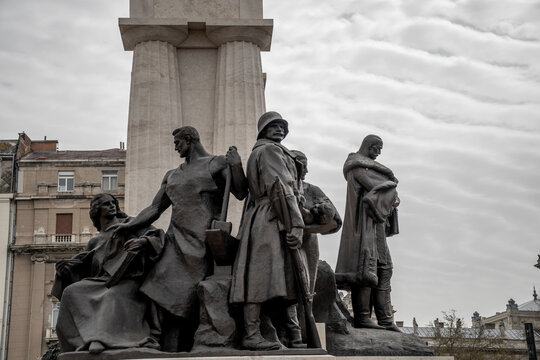 The Tisza Istvan Monument Budapest Parliament