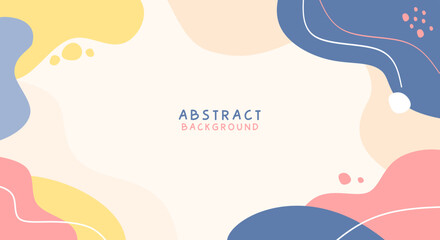 Flat abstract background