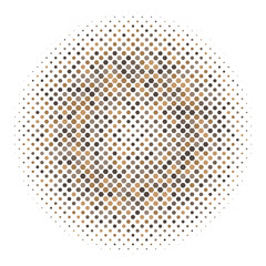 Half tone circular background pattern