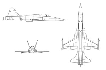 Avi&oacute;n de combate ligero bimotor
