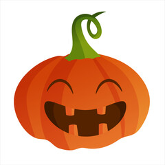Halloween spooky pumpkin for gifts and cards