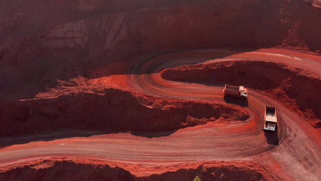 Metal industry ore technology mine geology truck mineral carrier