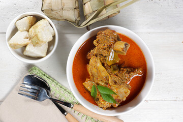 Kari iga sapi or Gulai iga sapi is Indonesian rib beef curry.