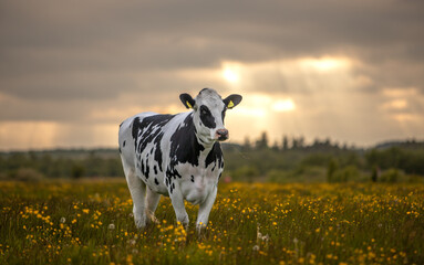cow in the field