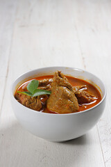 Kari daging sapi or Gulai daging or Beef Curry with tender beef, braised in coconut milk and curry spices.