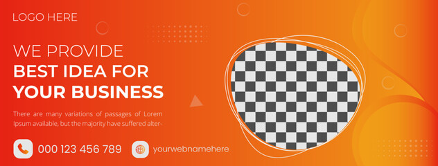 
Business Facebook Cover Template