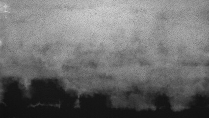 水墨画　ビル群　蜃気楼