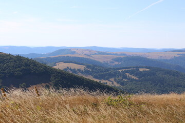 Vue des montages vosgiennes