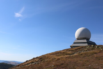 Radar de l’aviation civile à Grand Ballon, dans les Vosges