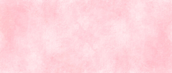 Beautiful and bright lovely and colorful pink watercolor background, soft pink paper texture, light pink grunge texture, painted pink background with watercolor stains.