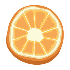 halgf orange citrus fruit