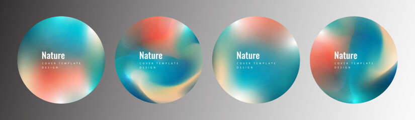 Abstract blur colored background. Decorative background for design brochure banners. Vector