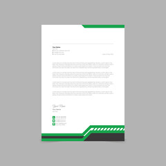 Modern Letterhead Pad Template Design