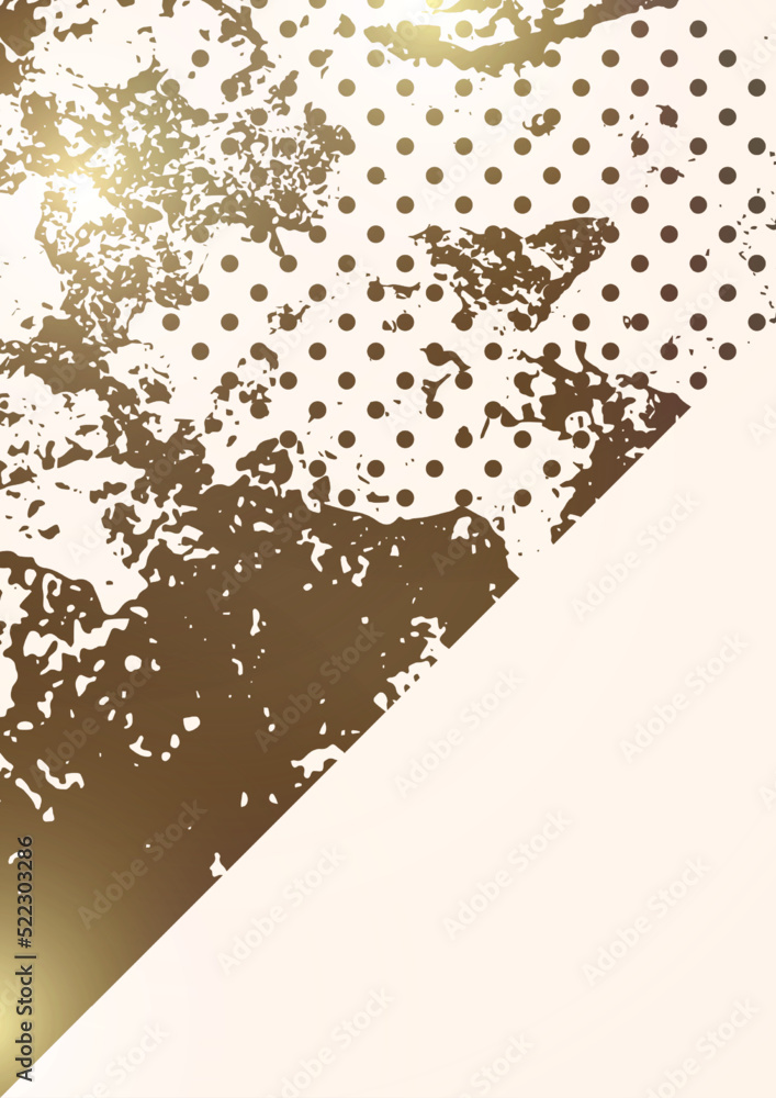 Poster random spotted abstract background effect, many dots. simple design. vector
