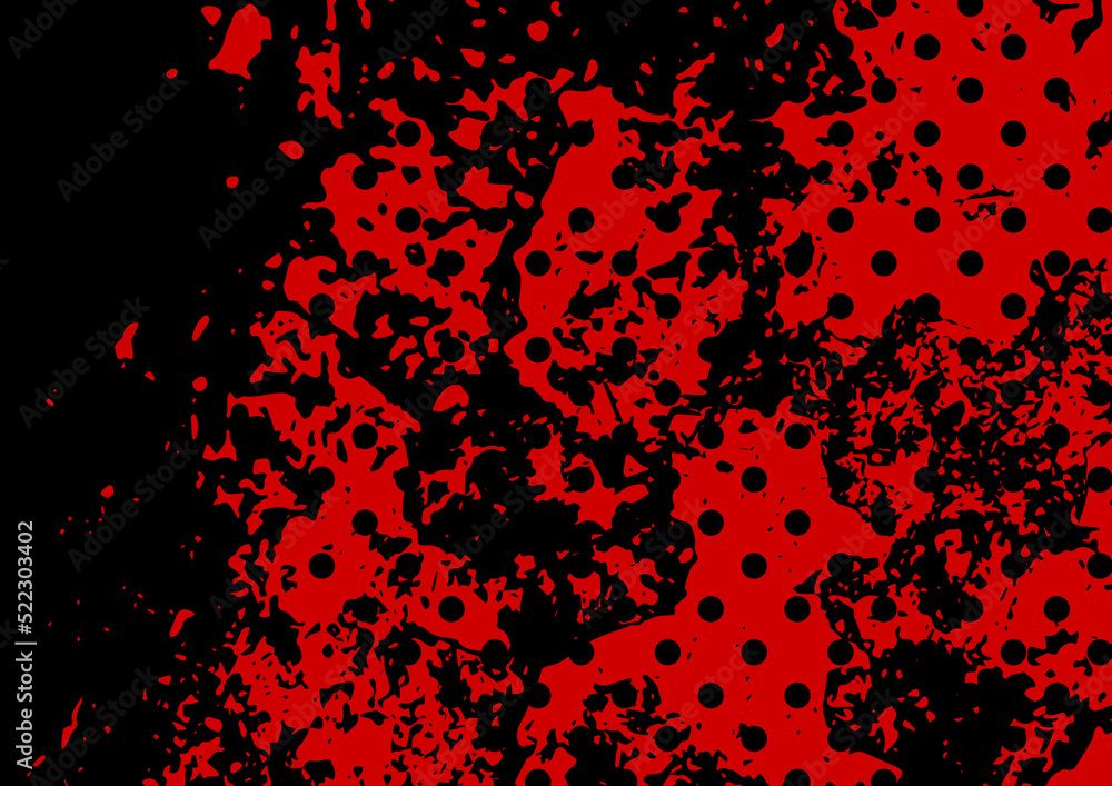 Poster random spotted abstract background effect, many dots. simple design. vector