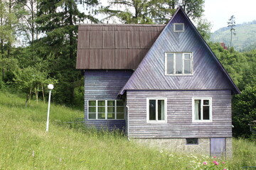 old wooden house