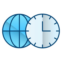 Time zones icon