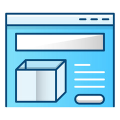 Product presentation icon