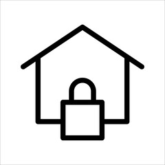 Vector icon protection. lock icon