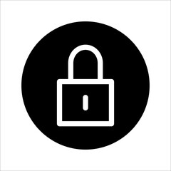 Vector icon protection. lock icon