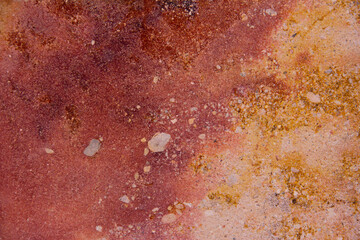 Stone wall texture. Selective focus. Copy space.