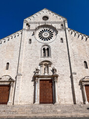 Fototapeta na wymiar Bari Cathedral of Saint Sabinus in Apulia in southern Italy