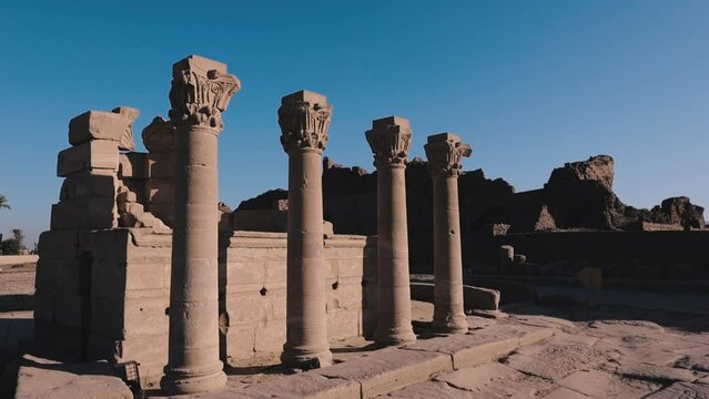 Exterior of the Ancient Egyptian Temple of Dendera