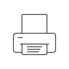 Printer icons  symbol vector elements for infographic web