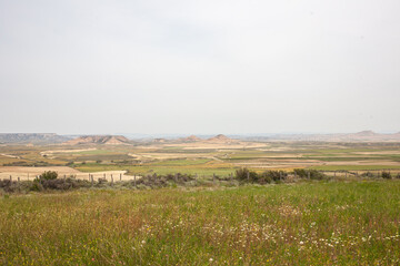 Fototapeta premium View at Bardenas desert Spain Navarre