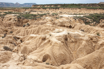 View at Bardenas desert Spain Navarre