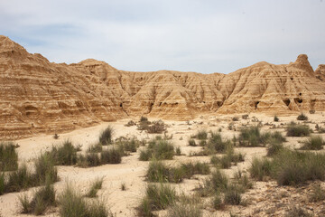 Fototapeta premium View at Bardenas desert Spain Navarre
