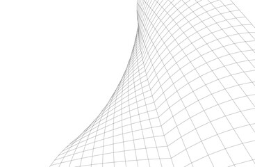 Architectural background vector 3d illustration