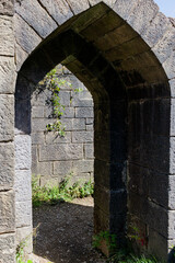 Fototapeta na wymiar entrance to the castle