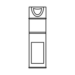 Paint aerosol spray graffiti vector illustration design outline and art dirty can symbol artistic isolated white line thin. Bottle icon ink and street splatter sign. Splattered container element wall