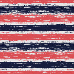 Abstract Brushed Paint Textured Striped Pattern