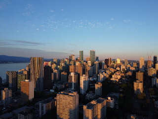 Fototapeta premium Sunset in Vancouver