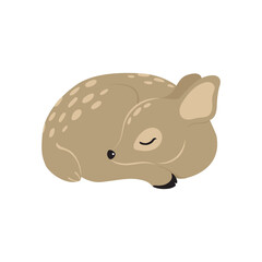 Deer cute portrait poster logo kids room decor t-shirt design print nursery butterfly eyes nose little sweet art room decor wall design abstract inspiration sketch nature