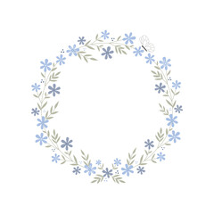 Wreath frame outline decor decoration decoration decoration flowers leaves leaf flower bloom spring summer beauty